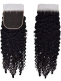 Closure curly 4x4 HD
